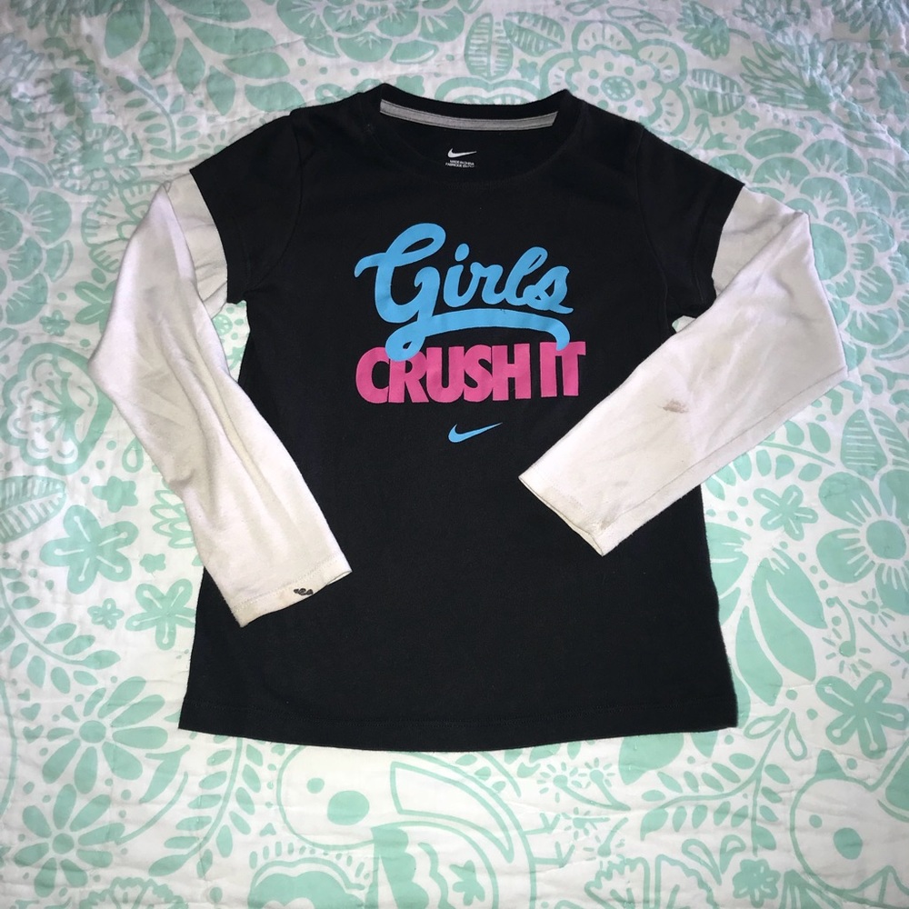 Nike - Girls 6X long sleeve shirt - Picture 2 of 2